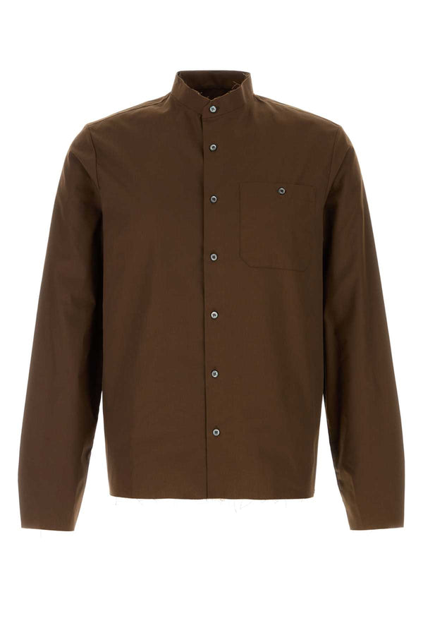 Prada 65% Polyester 35% Cotton shirt in brown