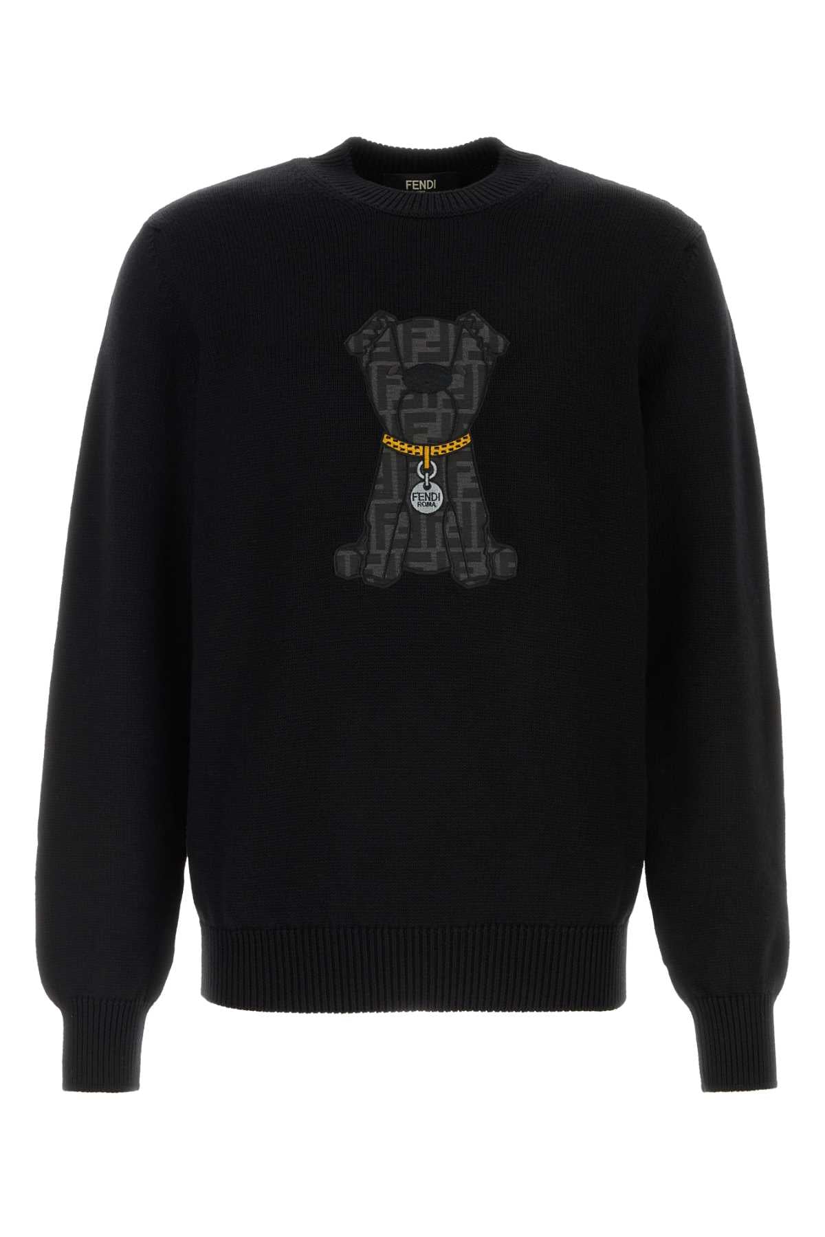 Nero Exterior: Virgin Wool Maglieria