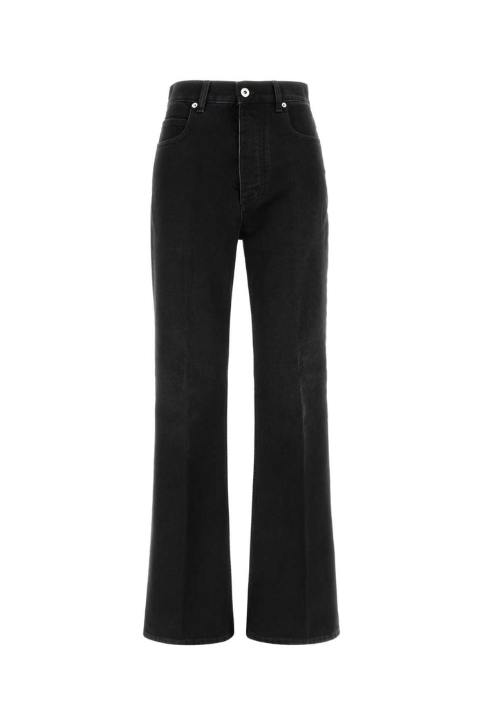 Black Denim Jeans Exterior: Cotton