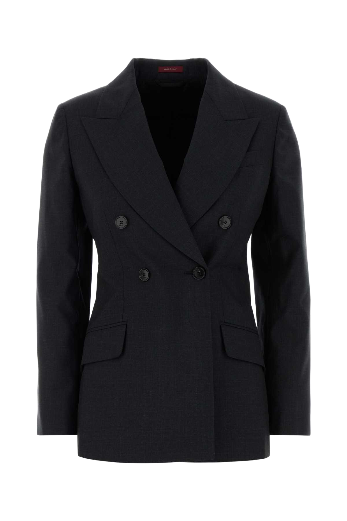 Charcoal Wool Blazer Grey T Wooldomestic Buffalo Giacche E Gilet