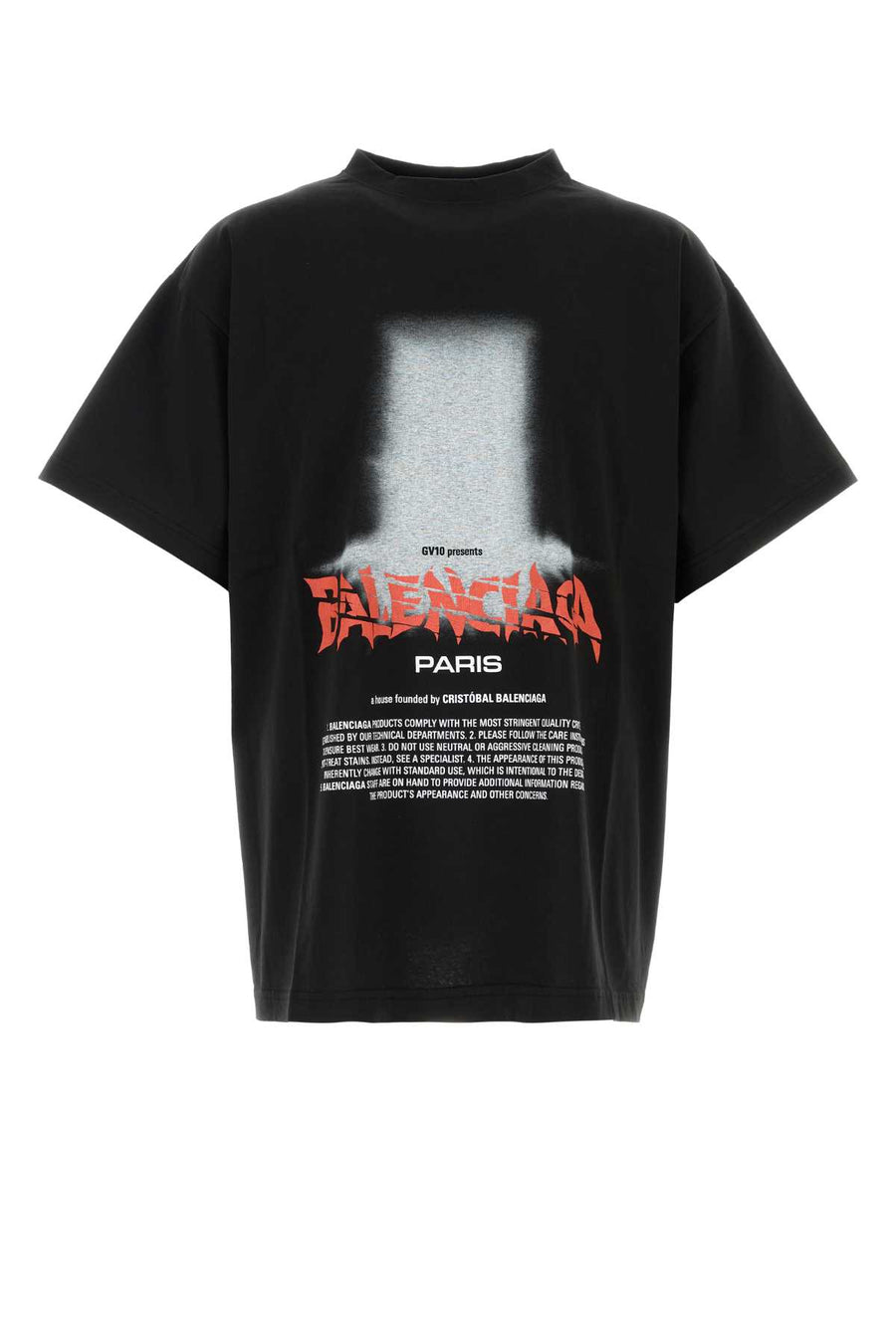 Balenciaga 100% Cotton t-shirt in black