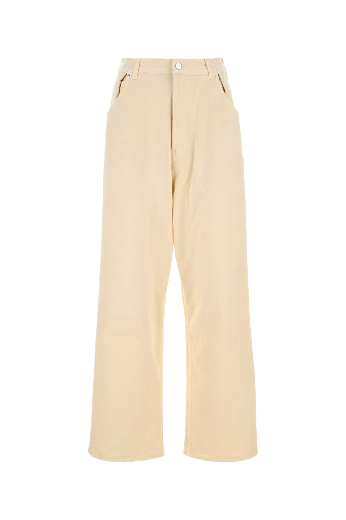 Cream Denim Rava Jeans Butter Exterior: Cotton