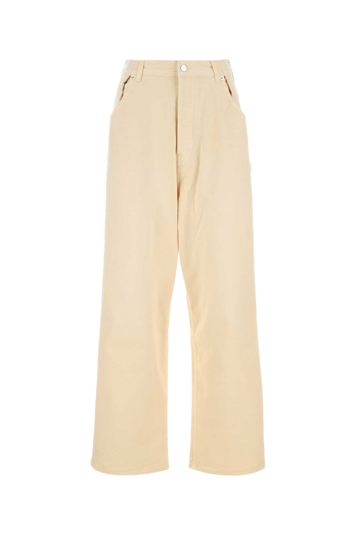 Cream Denim Rava Jeans Butter Exterior: Cotton