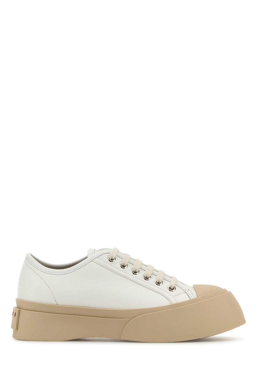 Marni Exterior: 100% Calf leather sneakers in white