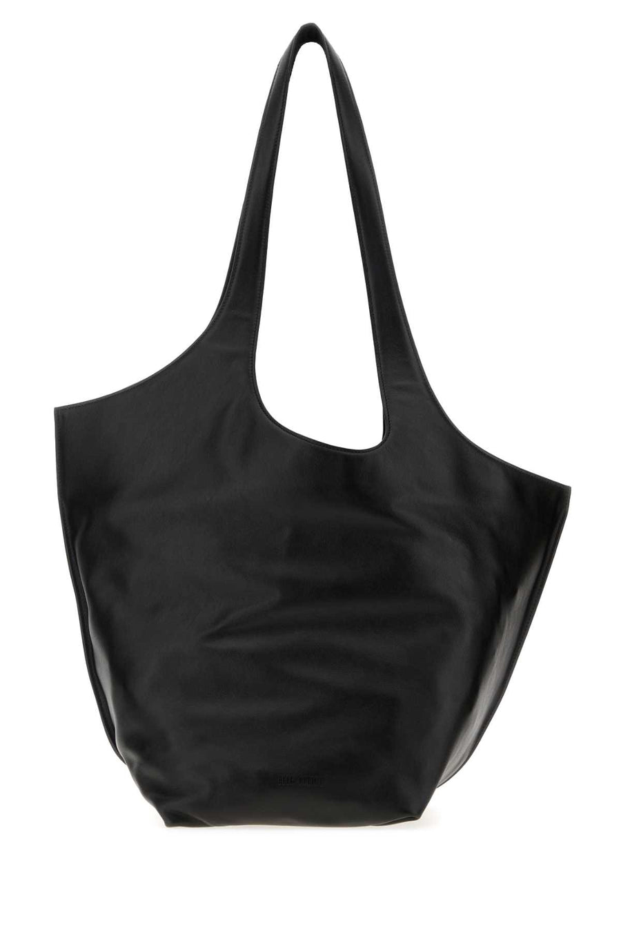 Black Leather Large La Scoop Shoulder Bag Borse A Mano