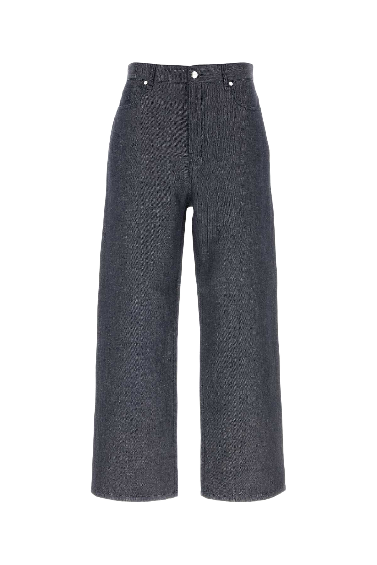 Denim Jeans Dark Blu Exterior: Linen Cotton Silk