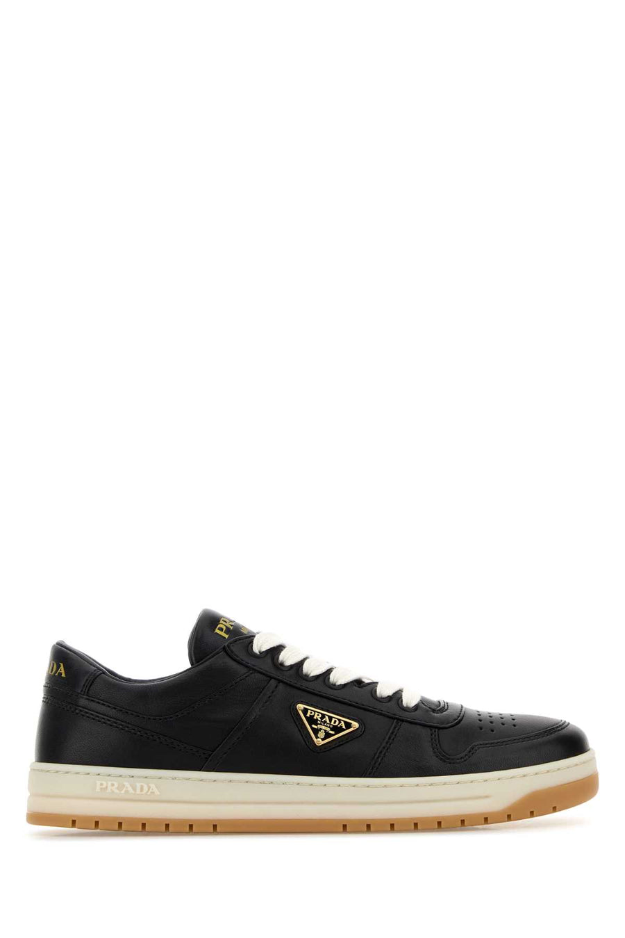 Prada Donna Exterior: 100% Nappa leather; Interior: 100% Leather sneaker in black