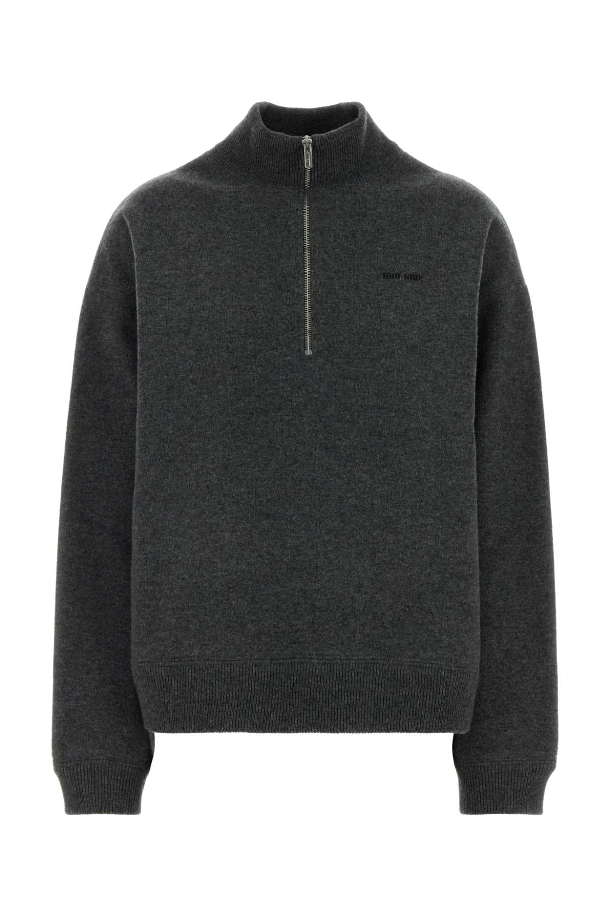 Dark Grey Cashmere Sweater Ardesia Exterior: Maglieria