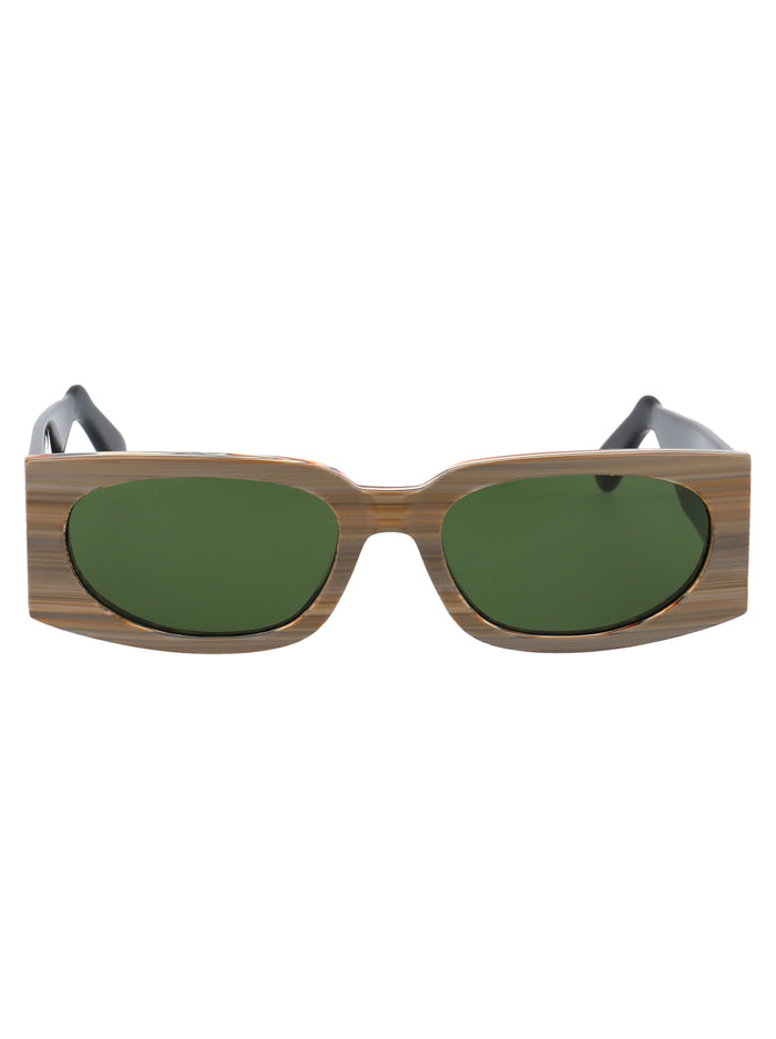 Gd0016 60n Brown Acetate Sunglasses