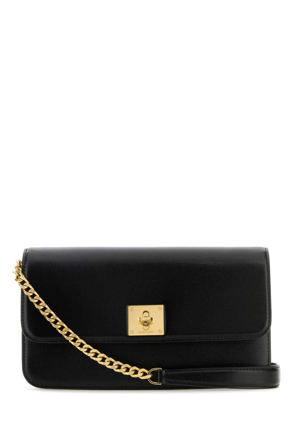 Golden Goose Deluxe Brand Exterior: 100% Leather shoulder bag in black