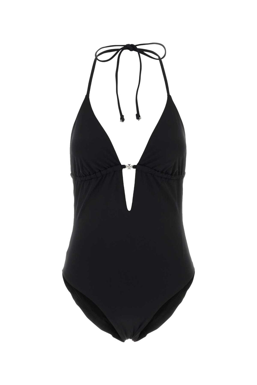 Black Stretch Nylon Swimsuit Costumi Da Bagno