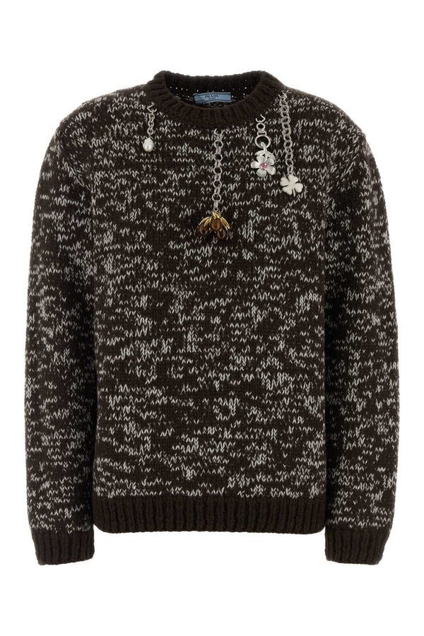 Prada Wool sweater in brown