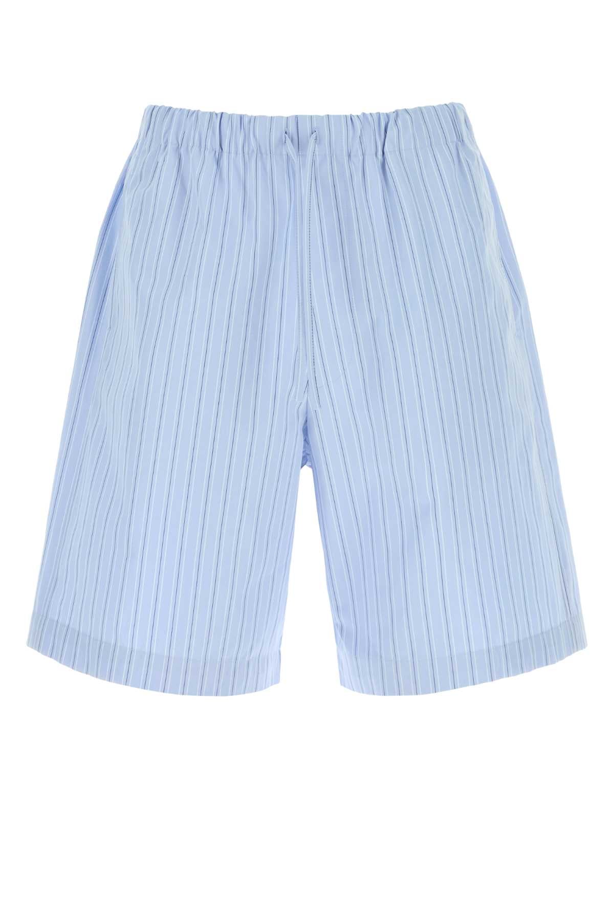 Embroidered Opini Piperi Bermuda Shorts Lightblue