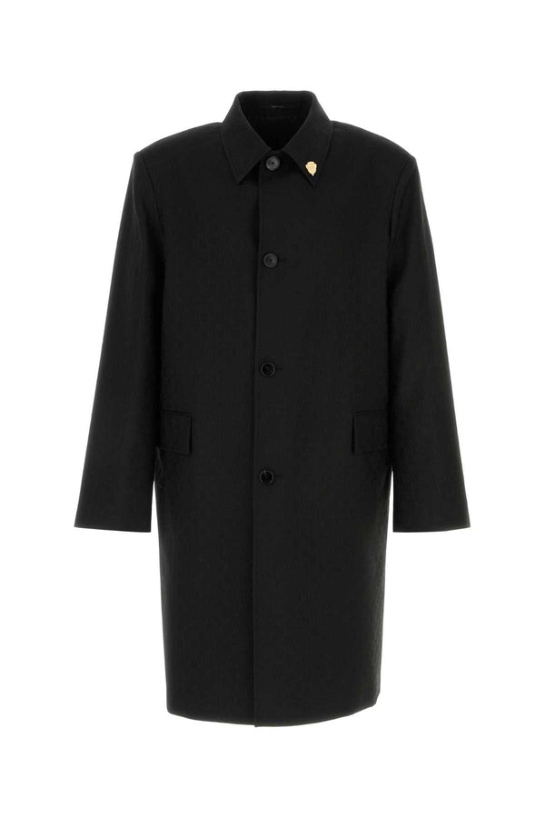 Gucci Coat Polyester mix coat in black