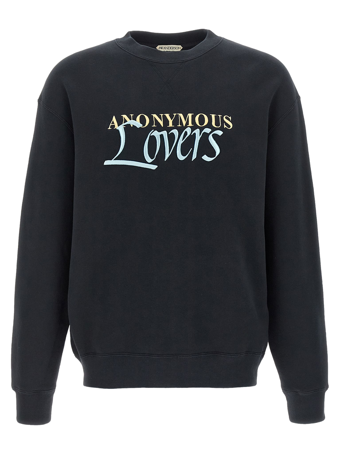 Anonymous Lovers sweatshirt Limited Edition Black Cotton