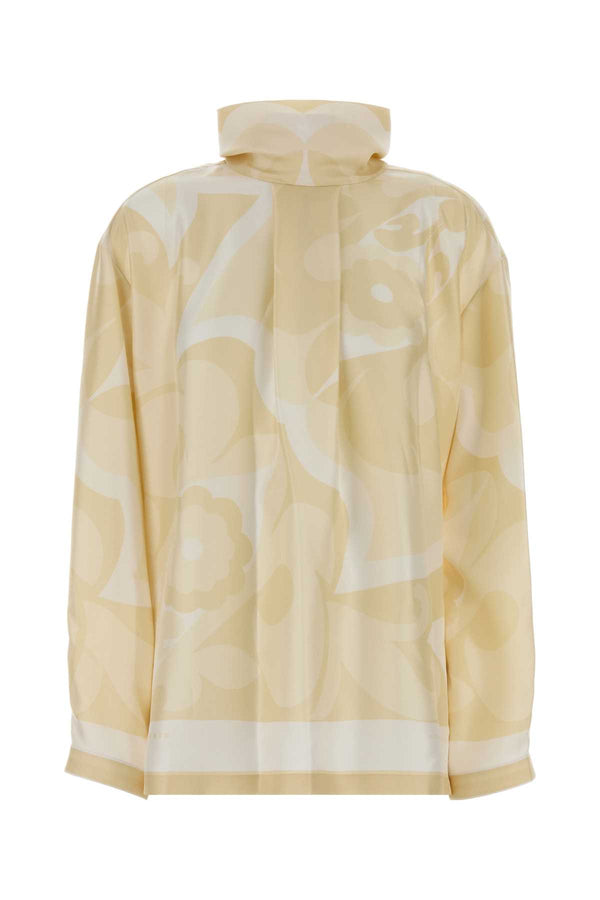 Carven 100% Silk sweater in beige