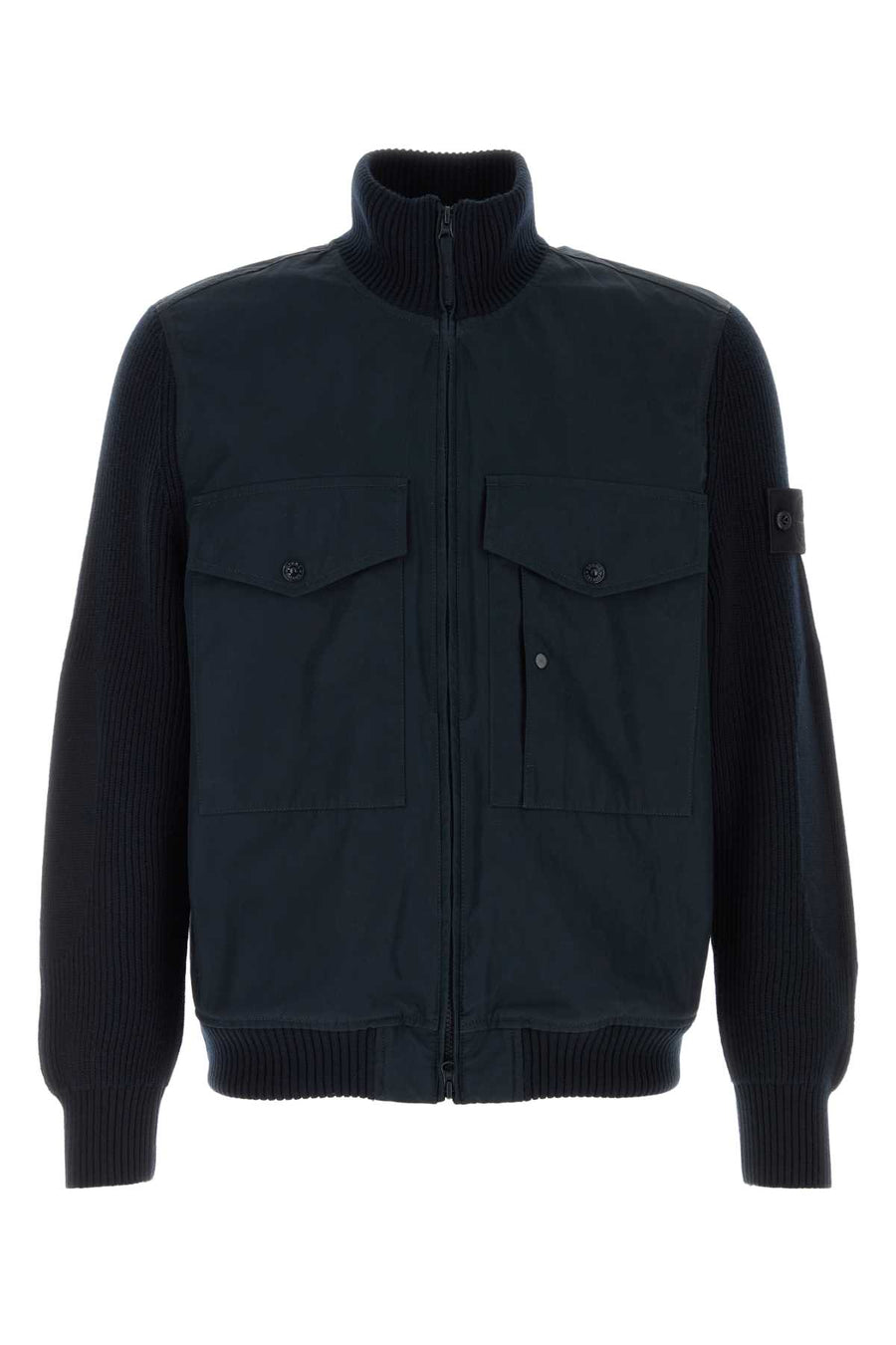 Stone Island 100% Cotton jacket in navy