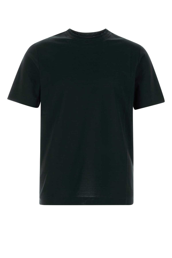 Canali Shirt 100% Cotton t-shirt in black