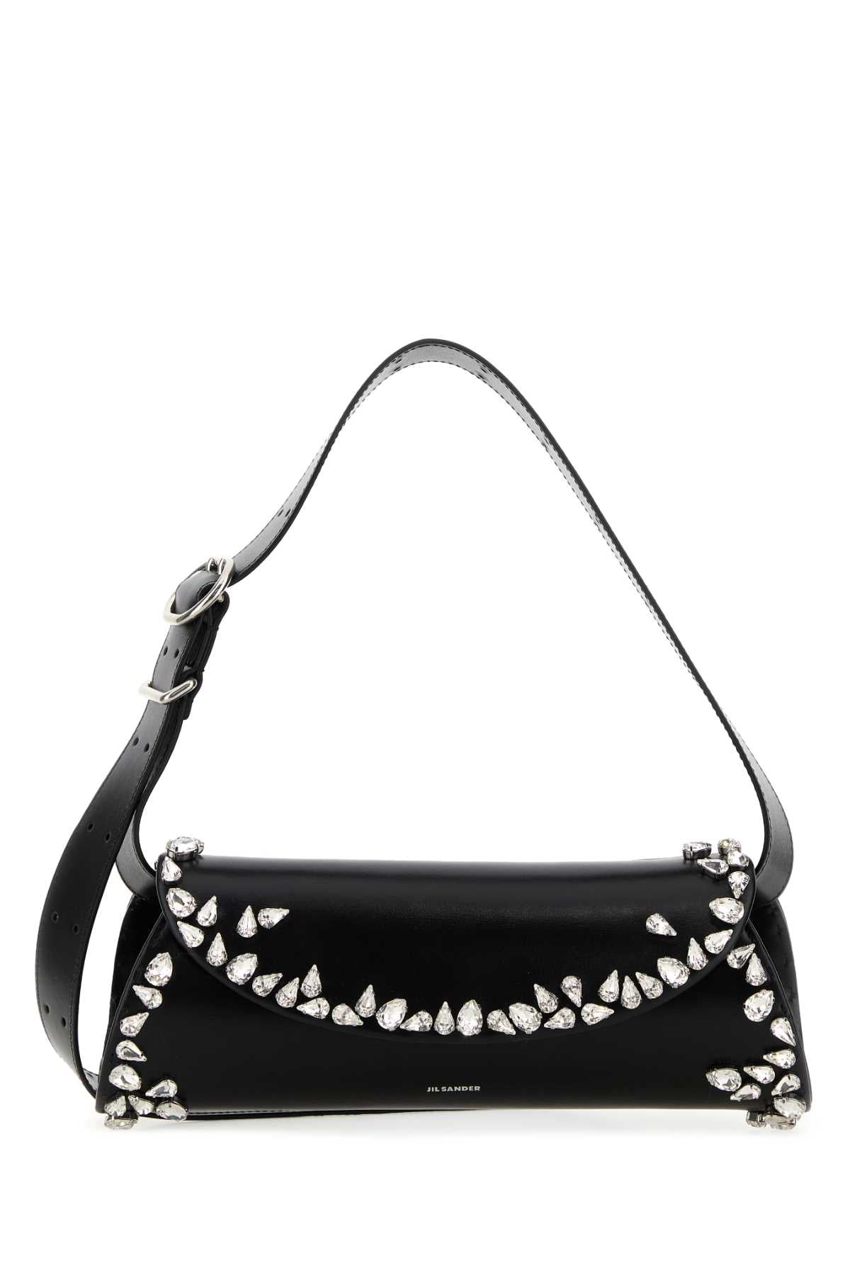 Black Leather Small Cannolo Crossbody Bag Borse A Mano