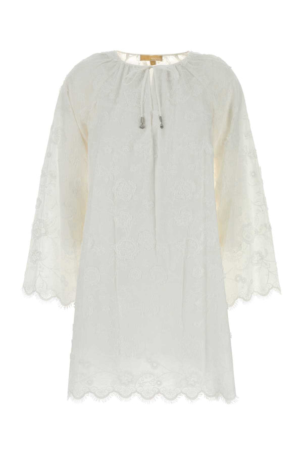Michael By Michael Kors Exterior: 100% Cotton; Lining: 100% Cotton dress in white