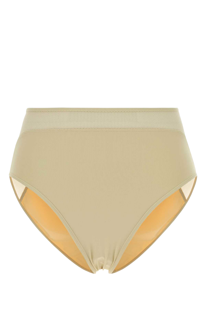 Ivory Stretch Nylon Gloire Bikini Bottom Panama Costumi Da Bagno