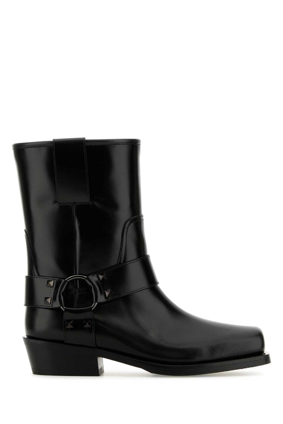 Valentino Garavani Exterior: 100% Leather boot in black