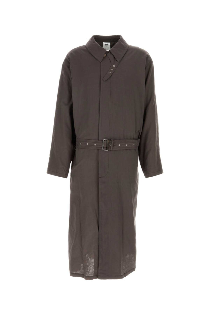 Chocolate Cotton La Sapienza Trench Coat Taupe