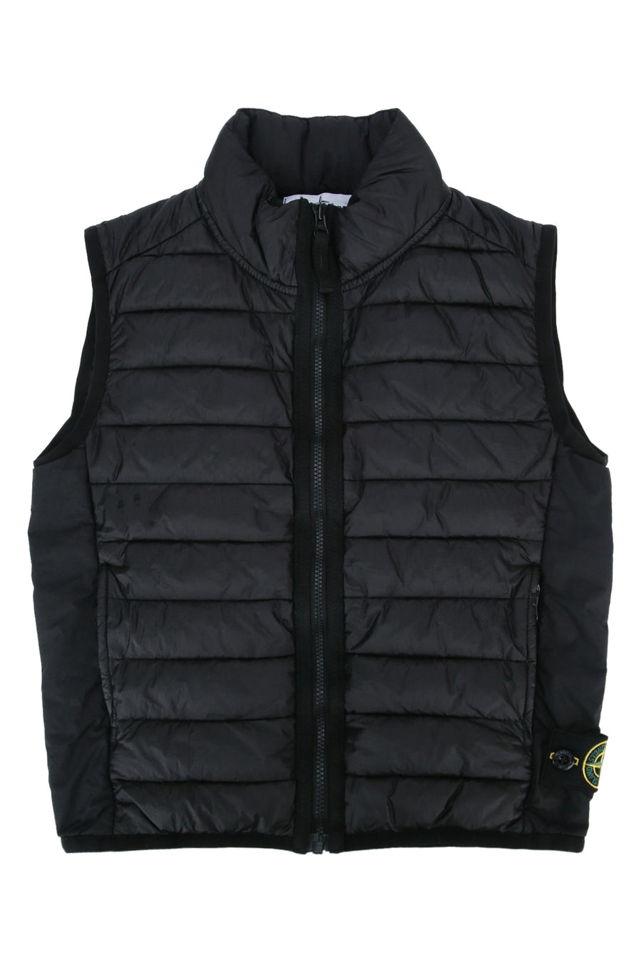Stone Island Kids Exterior: 100% polyamide | Lining: 100% polyamide | Coating: 100% polyurethane vest in black