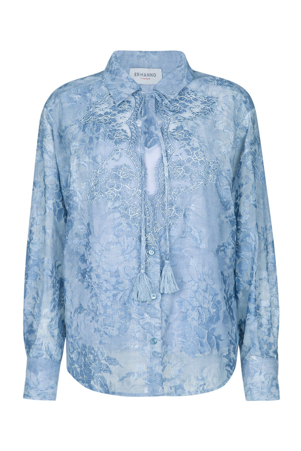 Ermanno Firenze Denim shirt in blue