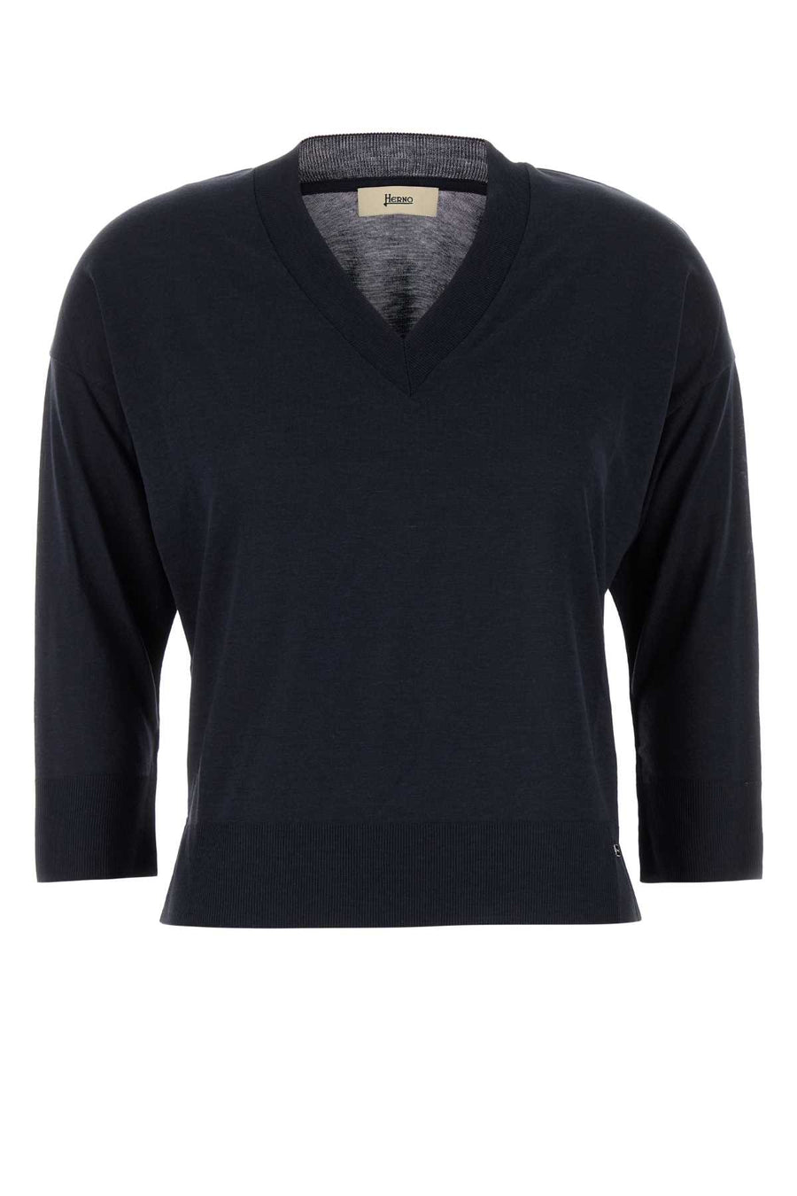 Herno 67% Lyocell t-shirt in navy