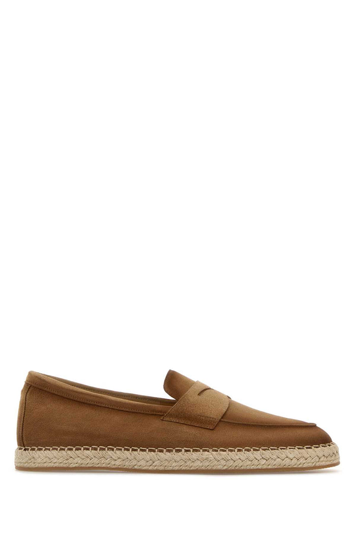 Camel Suede Carlo Espadrilles Beige Espadrillas
