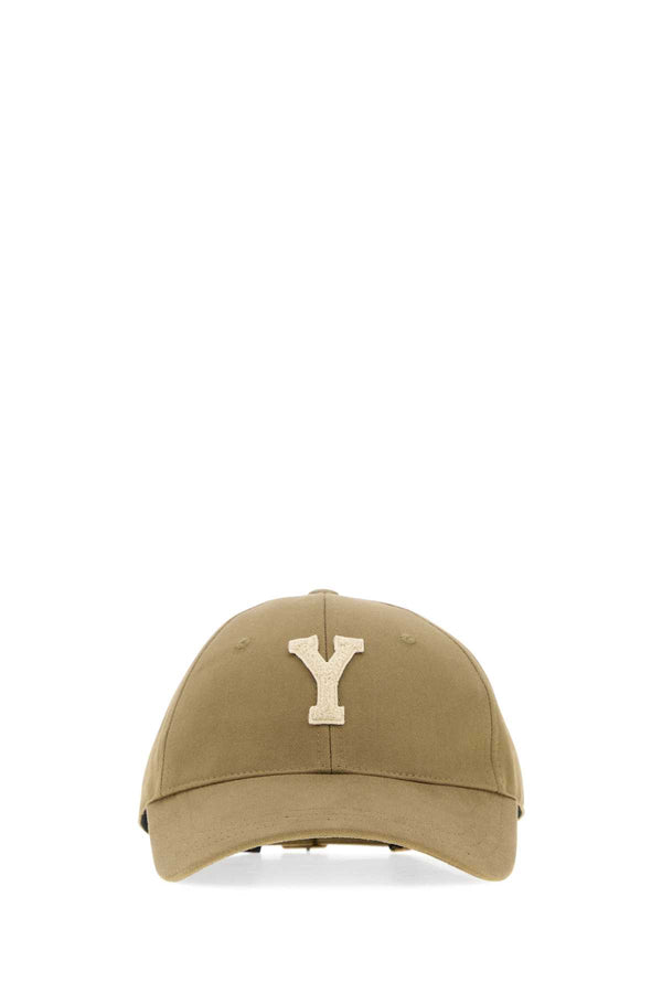 Saint Laurent With 100% Cotton baseball cap in beige