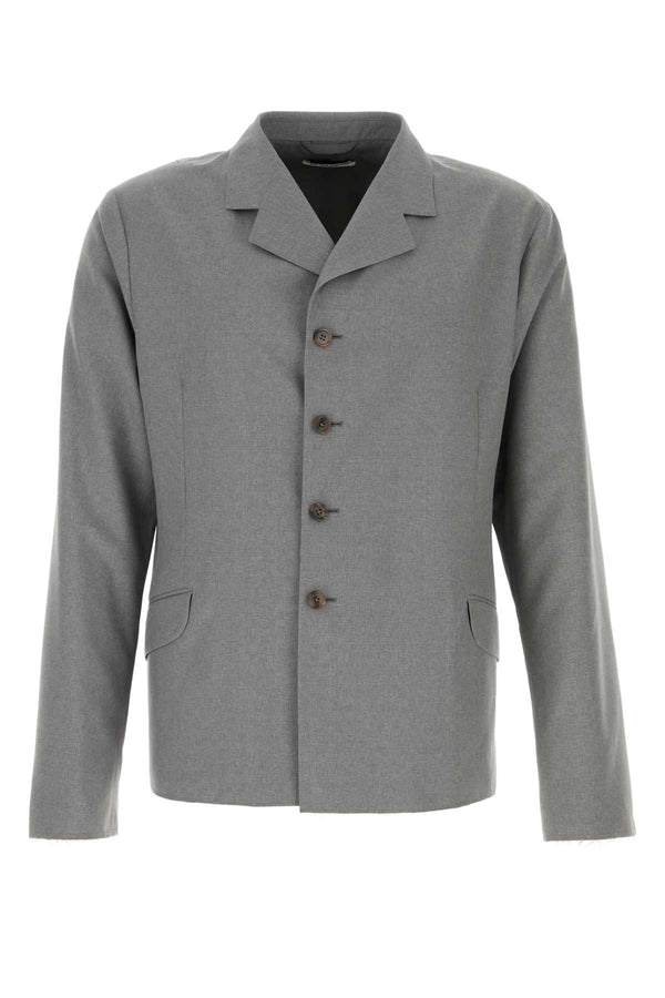 Jil Sander 100% Virgin wool blazer in gray