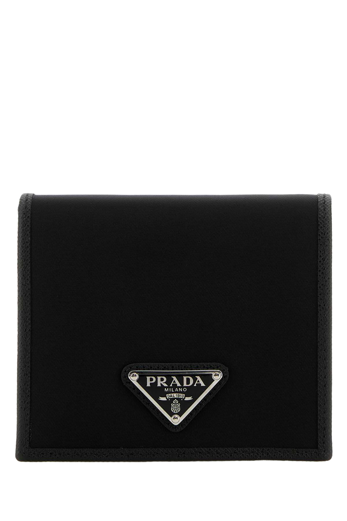 Black Nylon Wallet Nero Poliammidericiclata-vitello Portafogli