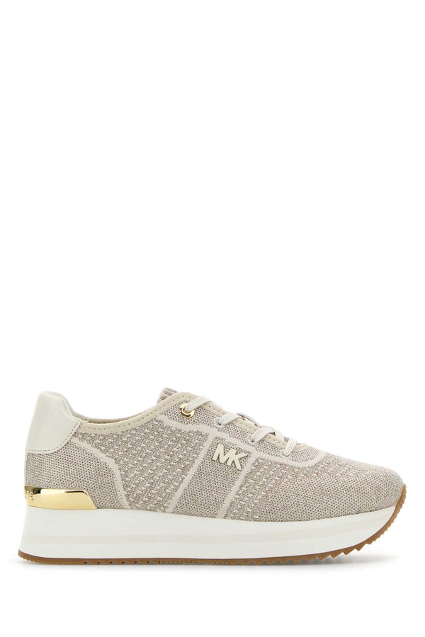 Michael By Michael Kors Knit Exterior: 100% Fabric; Interior: 100% Fabric; Sole: Rubber sneaker in beige