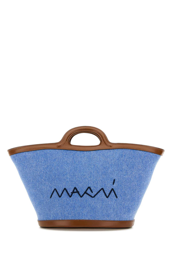 Denim Bucket Bag Cobalt Borse A Secchiello