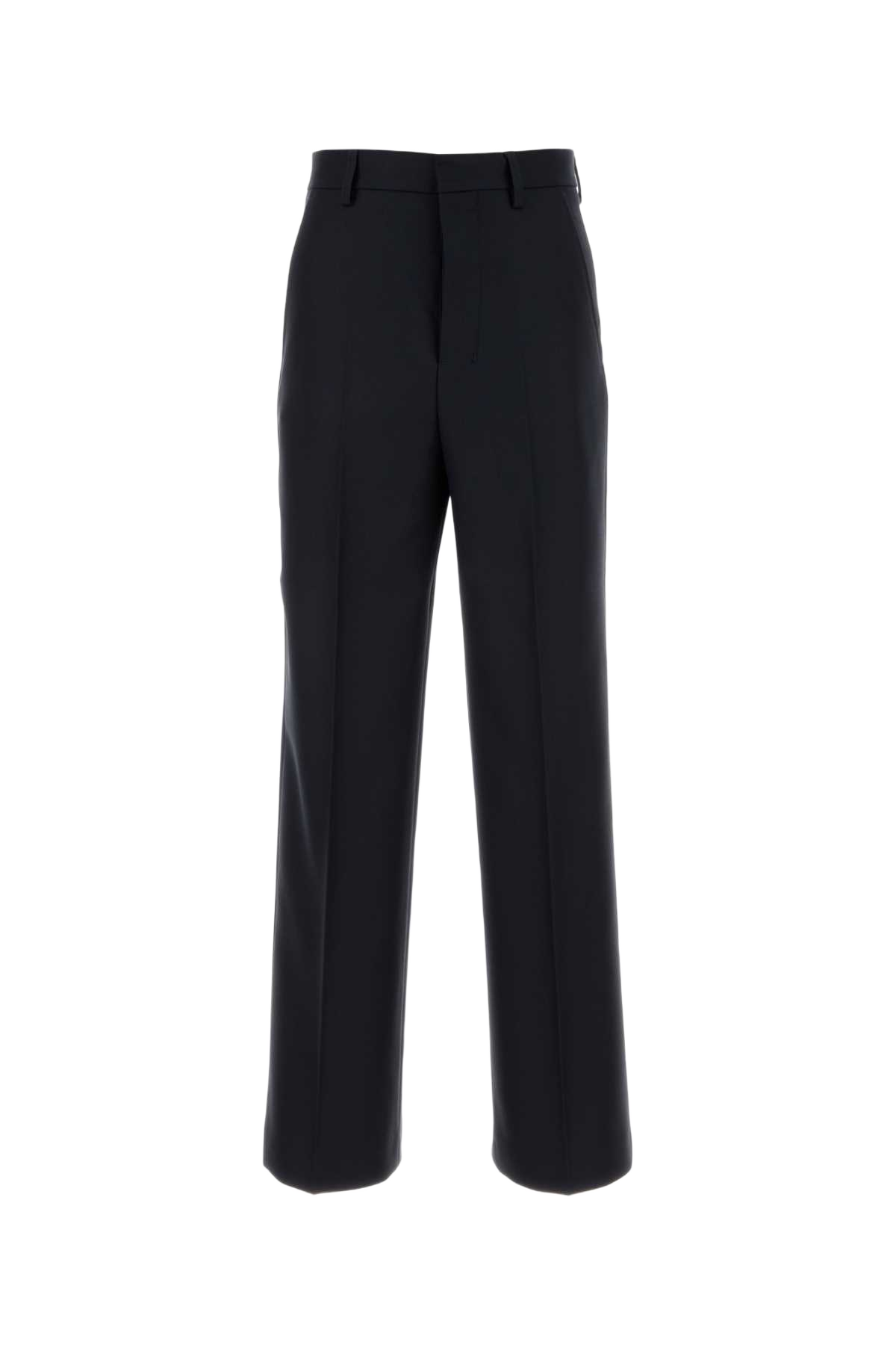 Midnight Blue Wool Pant Navyblue Exterior: Virgin Pantaloni