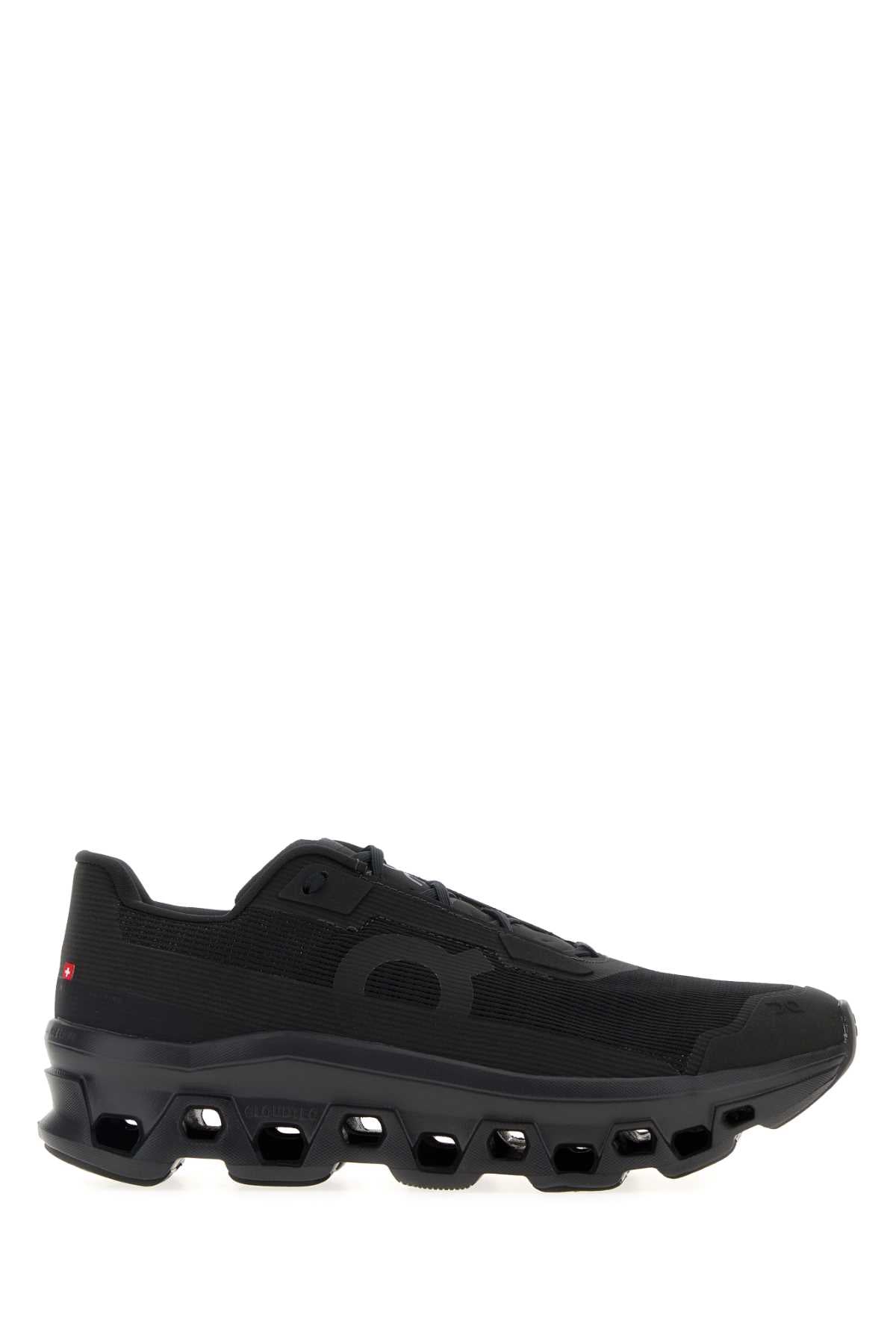Black Mesh Cloudmonster Sneakers Blackblack