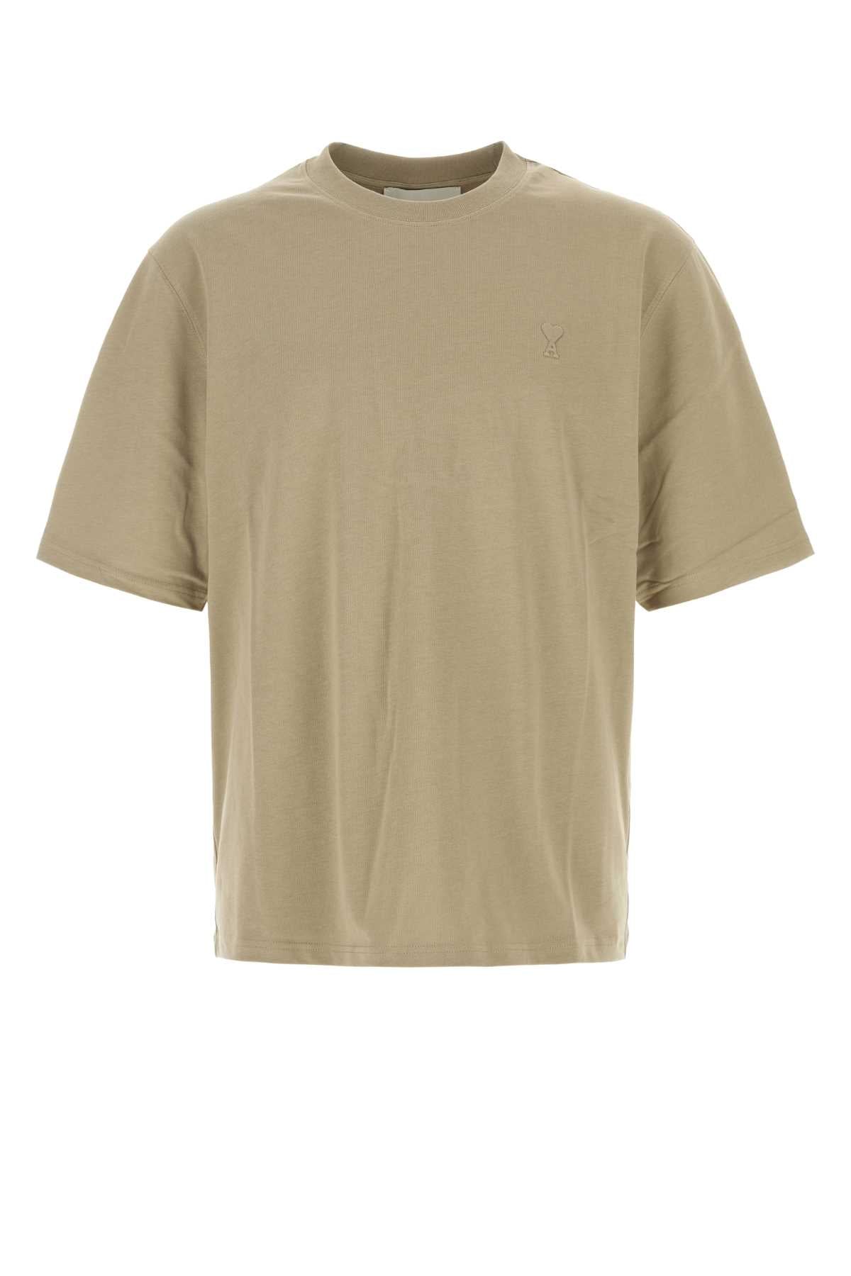 Beigetaupe Exterior: Cotton T-shirt