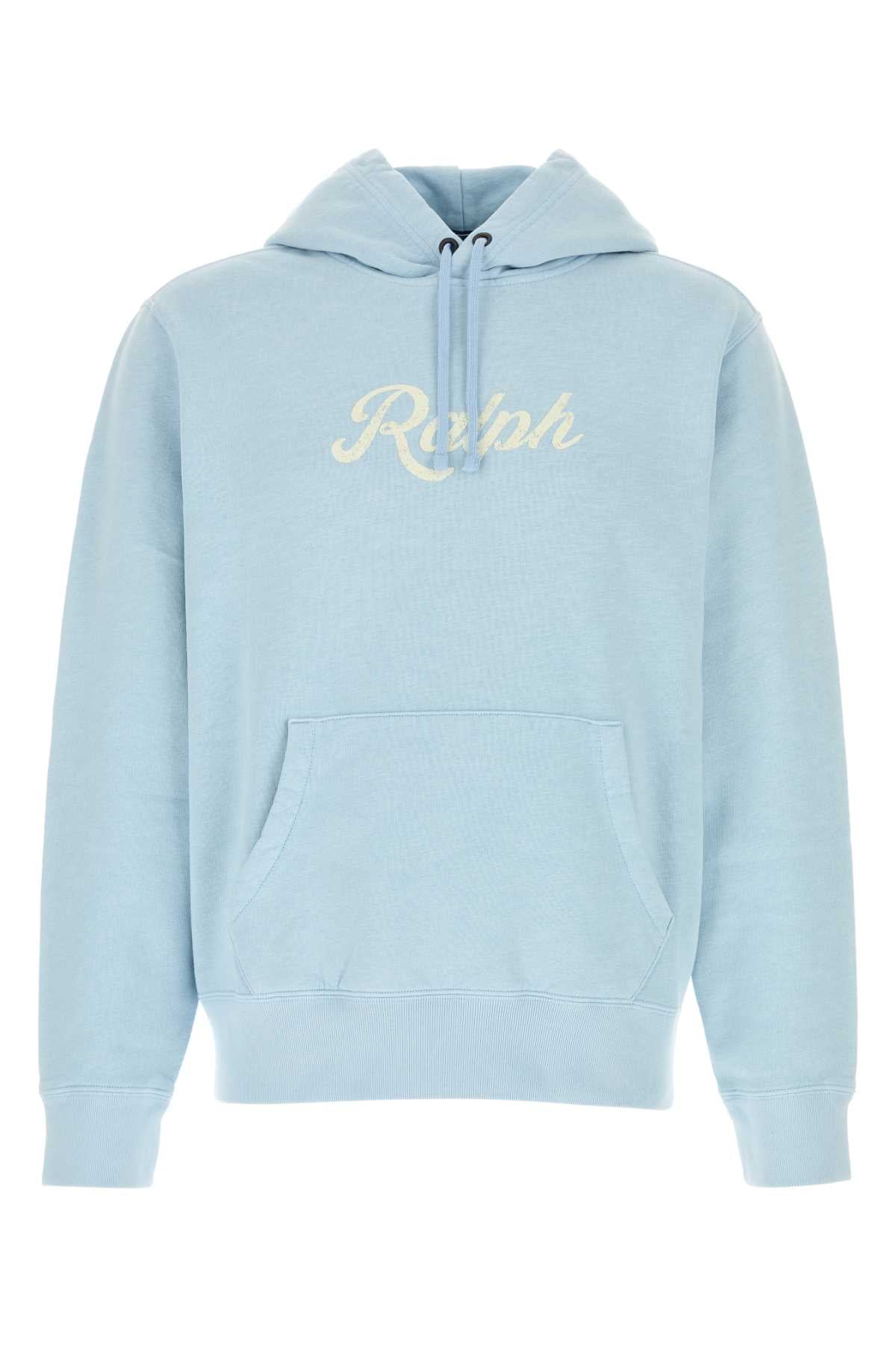 Light Blue Cotton Blend Sweatshirt Southportblue Exterior: Polyester Felpe
