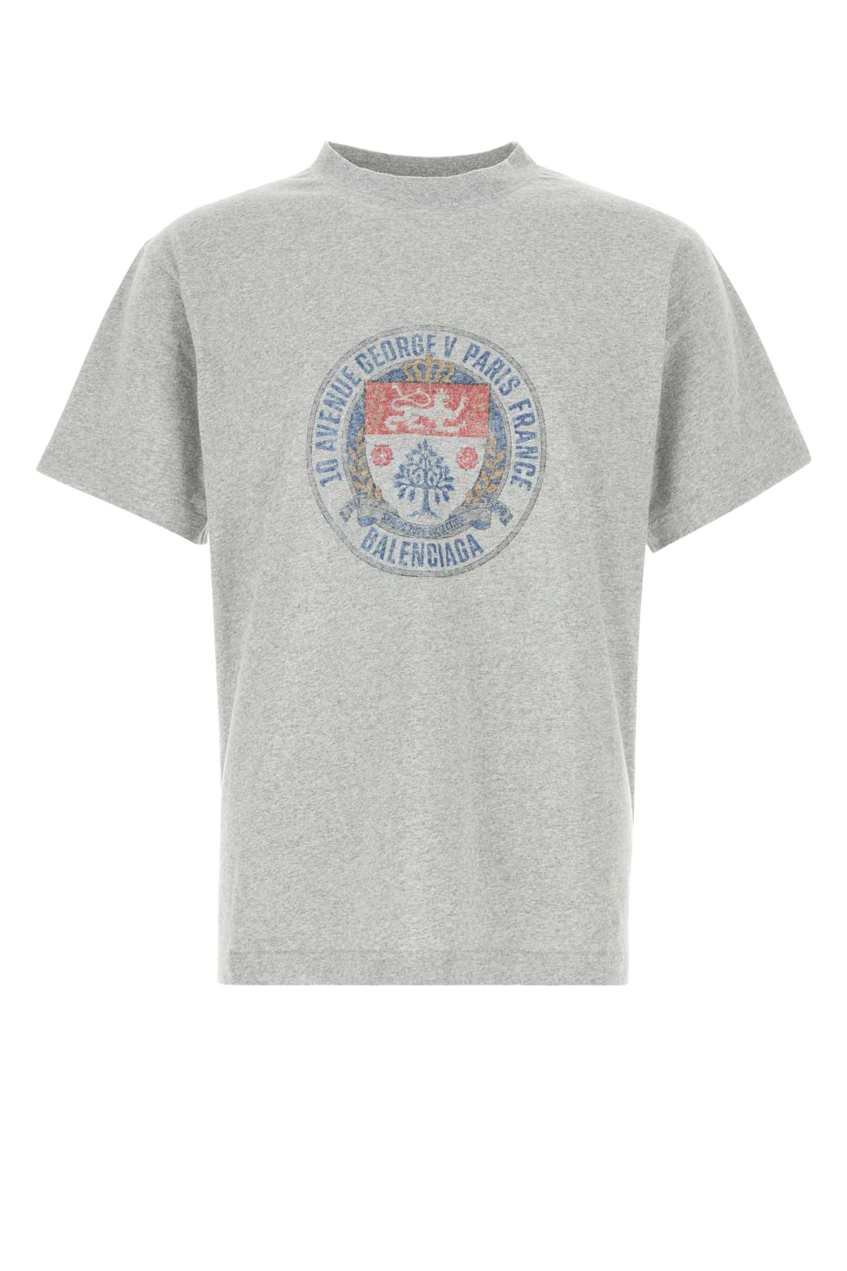 Grey Cotton T-Shirt Light Heather T