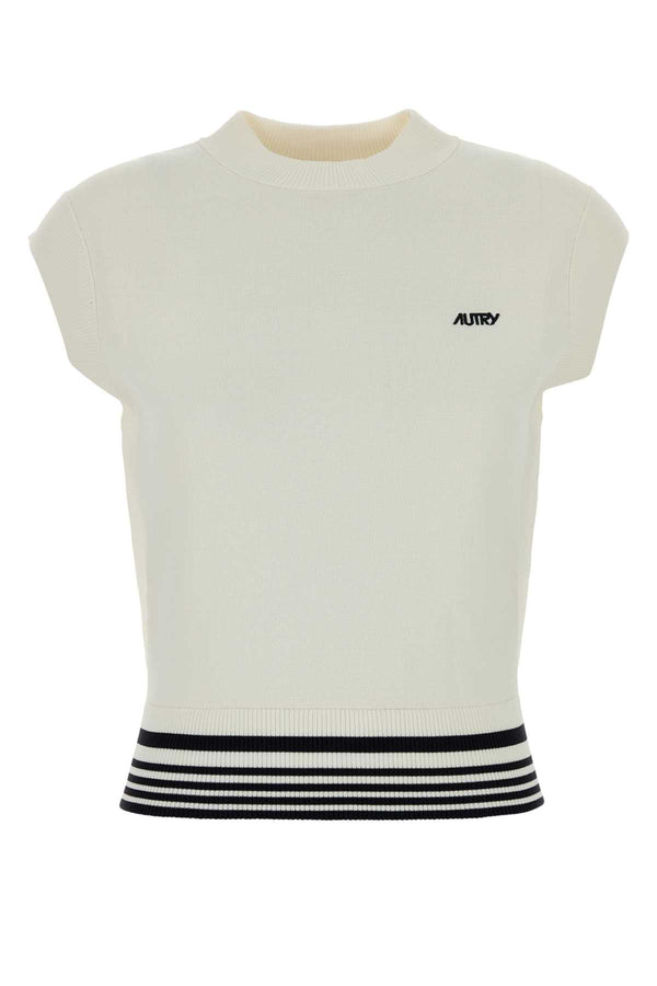 Autry Viscosetop 65% Viscose tank top in white