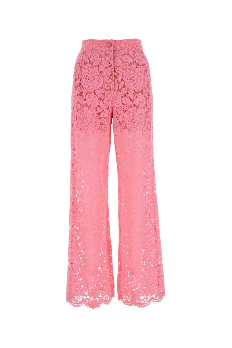 Dolce & Gabbana Palazzo Exterior: 51% Viscose 24% Cotton 20% Nylon 5% Elastane trousers in pink