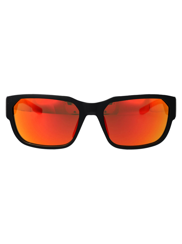 Sp0092 02l Nero Opaco/roviex Specchiato Acetate Sunglasses