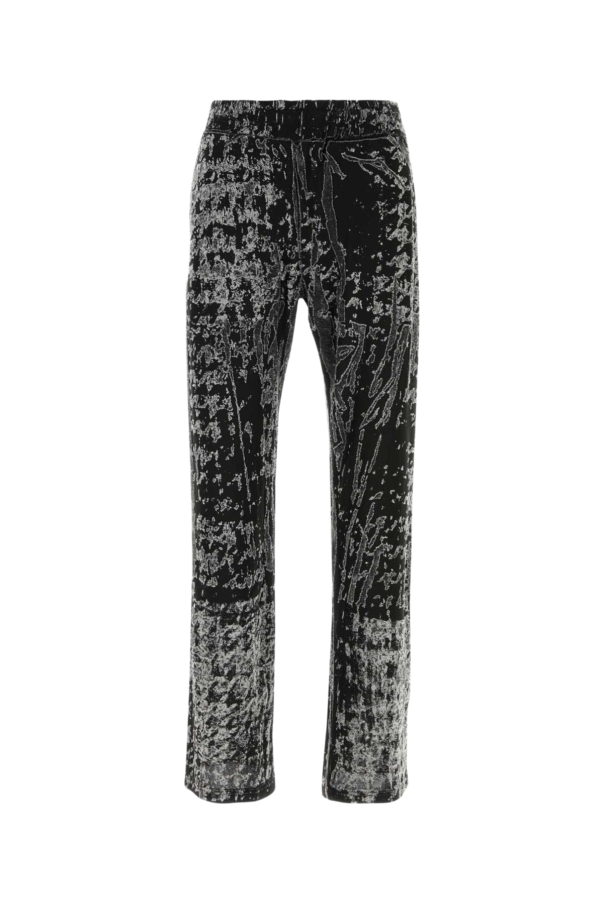 Embroidered Polyester Joggers 02 Exterior: Jean