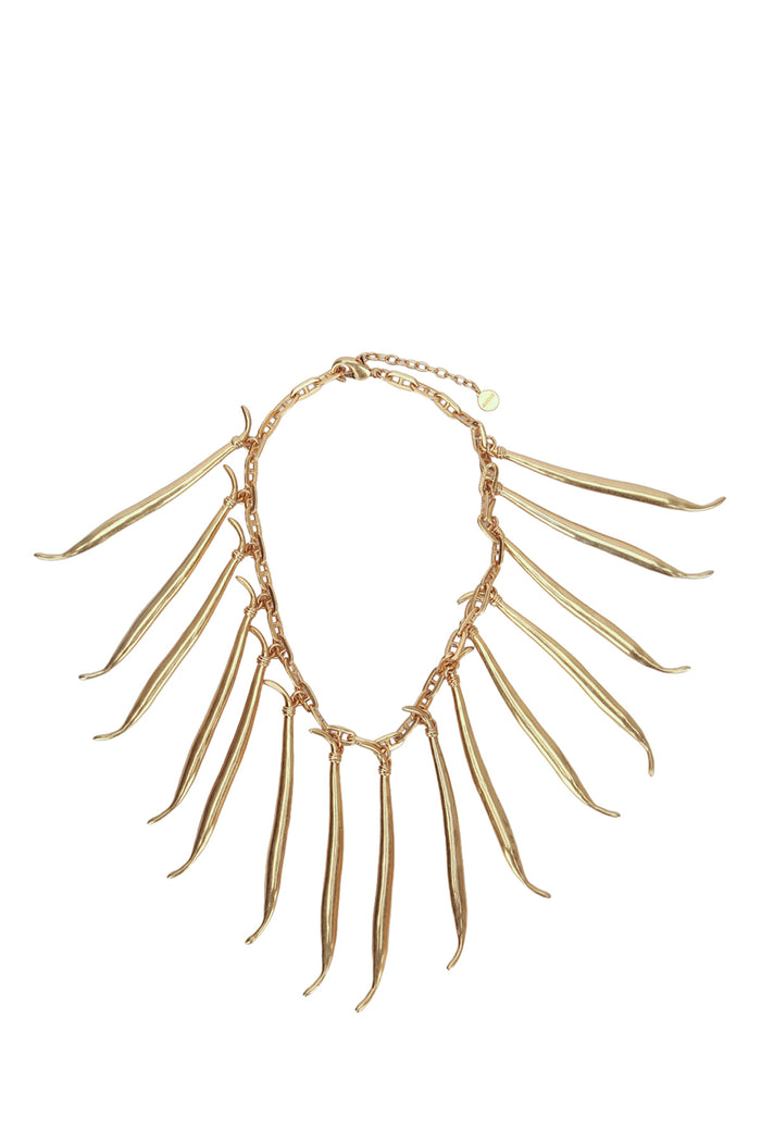 Le Collier Haricots Gold Principal:brass Aluminium Collane