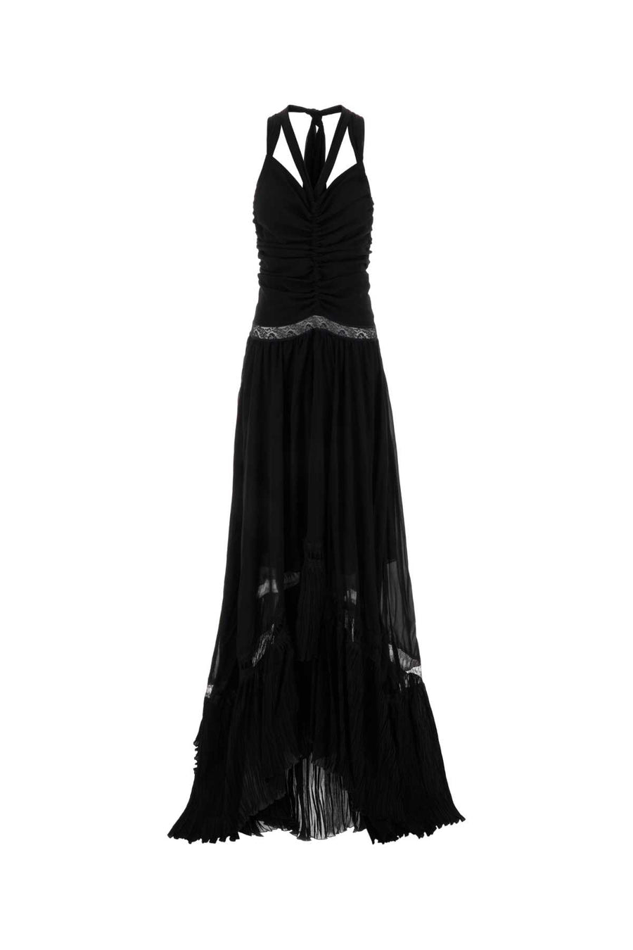 Blumarine Exterior: 100% Fabric dress in black