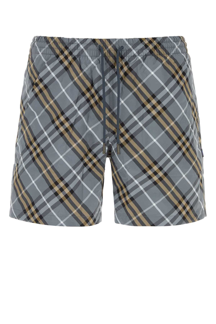 Burberry Exterior: 100% Nylon; Lining: 100% Polyester swimming shorts in gray