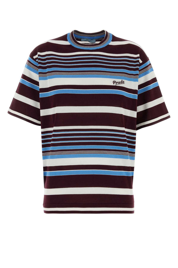 Prada 100% Cotton t-shirt in multicolor