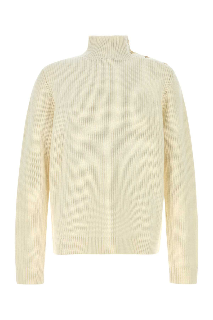 Prada 100% Virgin wool sweater in white